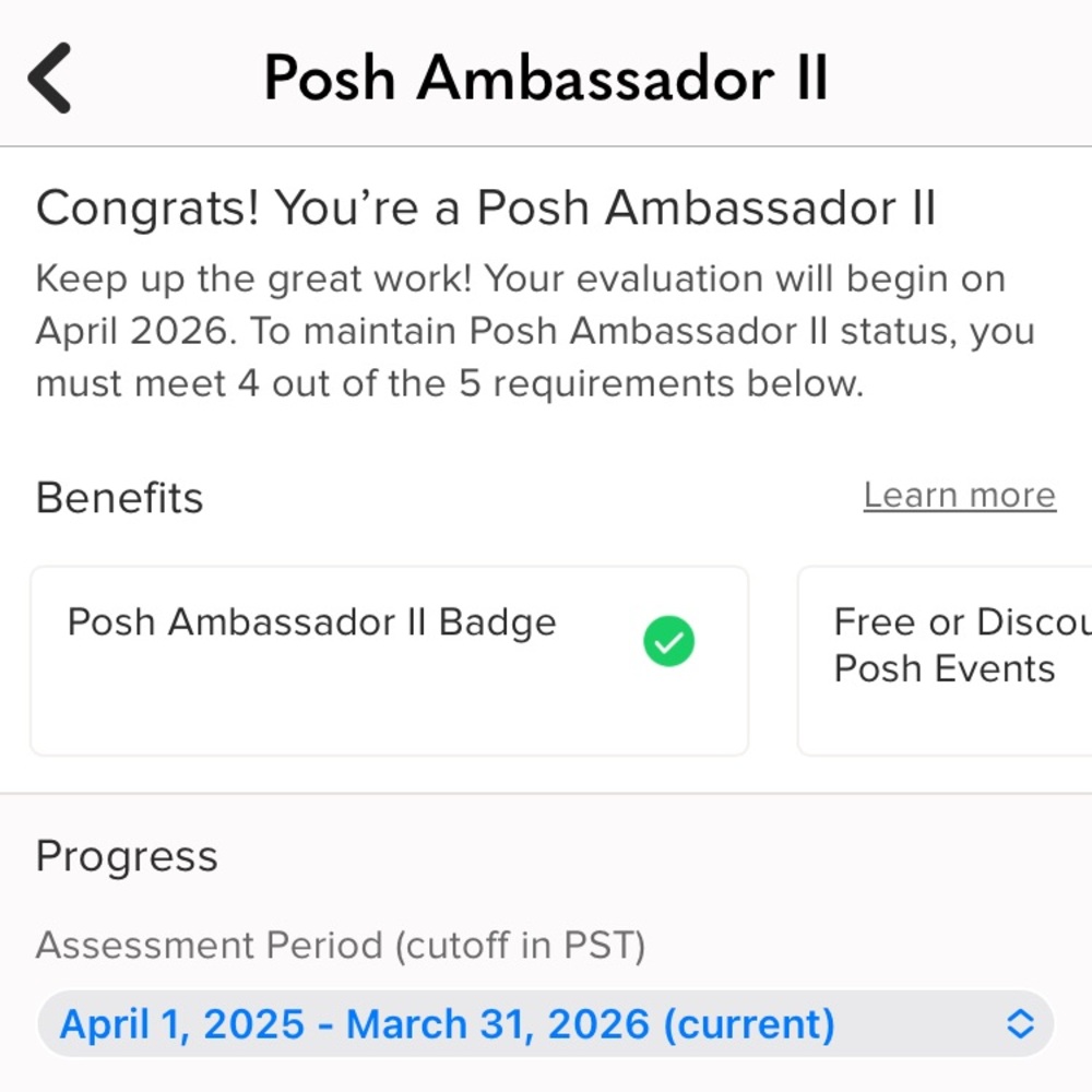 Happy Day!!!!!  I am a Poshmark Ambassador!!!!!!! - Picture 3 of 10